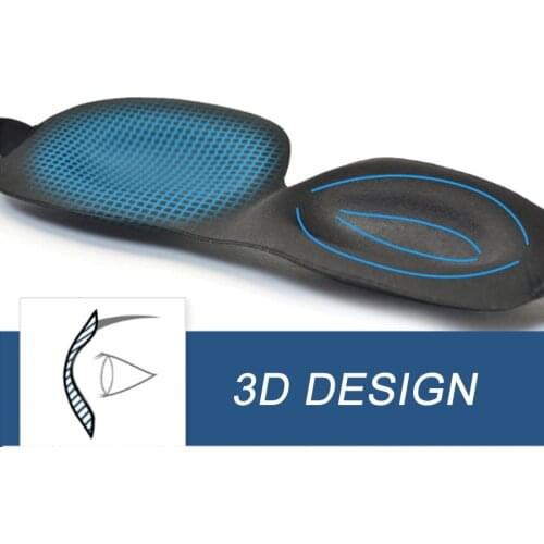 3D Upgraded Sleep Mask Total Blackout Eyeshade Sleeping Aid For Travel Rest Blindfold Soft Sleeping Eye Mask Women Men Eyepatch