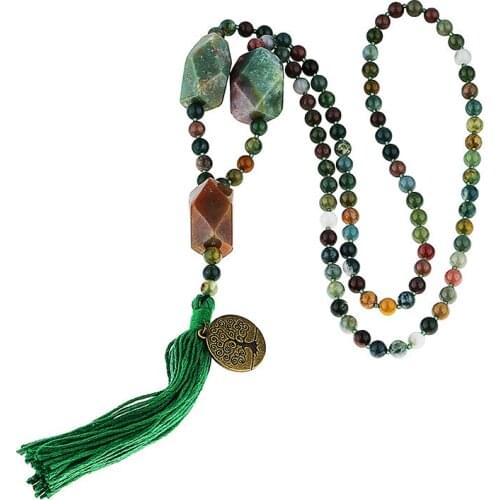 Vintage Ethnic Necklace Bohemian Tassel Indian Handmade Long Fashion Jewelry