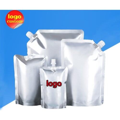 Suction Nozzle mylar foil Stand up bag store spout salad jam Soy milk jelly oil Drinks fruit juice soup cream liquid food beer