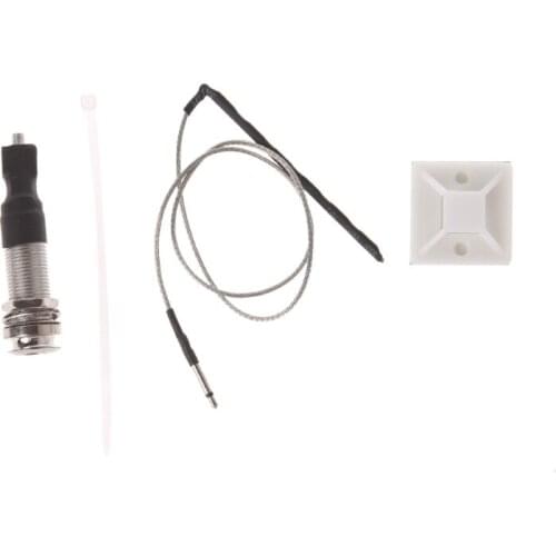1/4'' Stereo End Pin Jack Acoustic Guitar Pickup Piezo Stick 6.35mm Under-Saddle