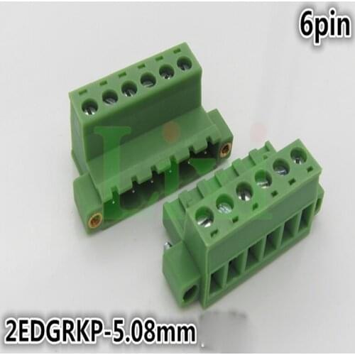 1 set Free welding butt strap 2EDG5.08mm 2EDGRKP 2-22p for plug and pull terminals