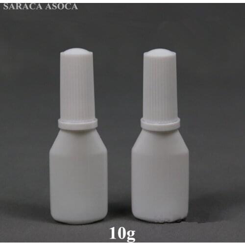 10g 10ml Plastic Throat Powder Spray Bottle Duster Powder Bottle Tip Bottle white color 200pcs/lot