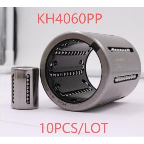 10pcs/lot KH4060PP mini linear ball bearings pressing linear bushing cnc router parts40*52*60mm