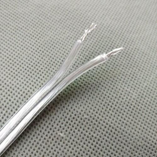 2*1.5mm2 2pin transparent parallel electric wire cable for Lighting lamp electrical wire pendant chandelier lighting power cable