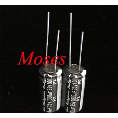 35v 1000uf +/- 20% Capacitance 100% Original New PX Audio Capacitors Electrolytic Capacitor Radial 10x20mm