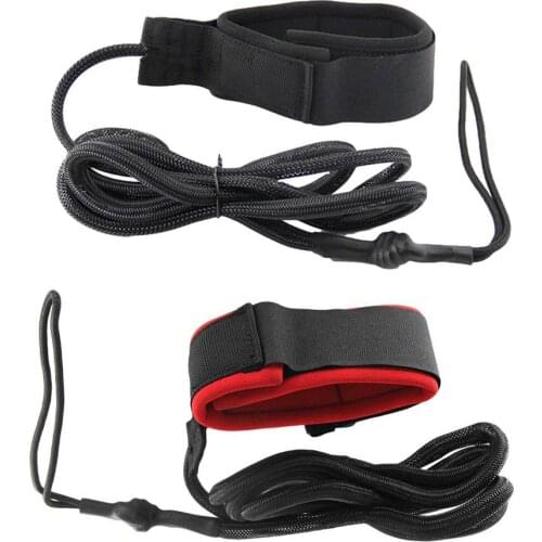 85.83inch Surfboard Foot Rope Adjustable Safety Ankle Cuff Surfing Board Rope Leg Foot Leash Sup For Stand Up Paddle Accessories