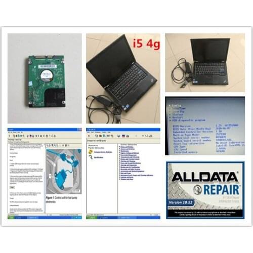 Alldata 10.53 installed version all data 2in1 with comupter t410 ( i5 4g) car&truck diagnostic software