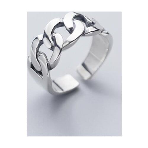 Bohemian Vintage Hollow Chains Rings For Women Charm Ring Party Wedding Fashion Jewelry Gifts