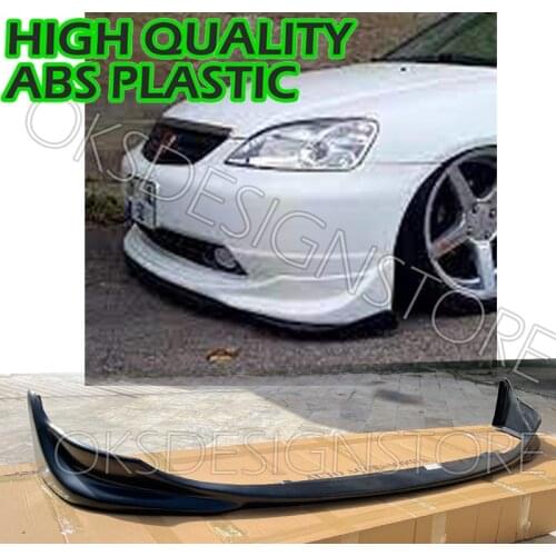 For JDM HONDA Civic VTEC2 2001 2002 2003 Front Bumper Lip S2000 STYLE PLASTIC Splitter Diffuser Lip Body Kit Spoiler