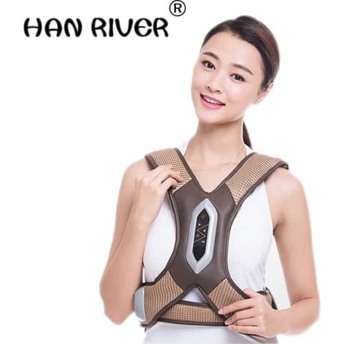 Health Care Neck Shoulder Electric Knocking Massage for waist Pain Relief Waist Vibration Massager Belt Therapy Household Relax