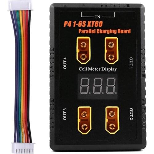 Imax B6 B6AC B8 VS ISDT PC-4860 for RC Drone 1-6S LiPo Battery Small Safe Parallel Board XT60 Plug Parallel Charging Board