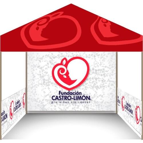 Quality 38x38x1.8mm Aluminum Instant Party Gazebo Event Tent Canopy Folding Tents Awning in 3 x 3m Size shelter for Advertising