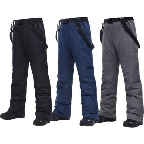 Large Size Ski Pants Men -30 Temperature Windproof Waterproof Warm Snow Trousers Winter Ski Snowboard Pants Pant eirafyrddio