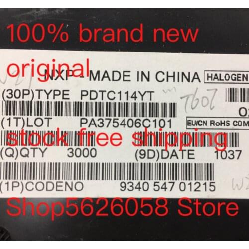 PDTC114YT SOT23 100% new original 50PCS/LOT STOCK