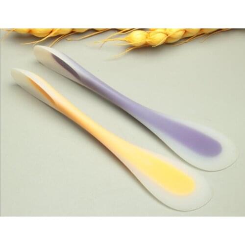 1PC Food Grade Silicone Spatula Pastry Scraper Heat Resistant Kitchen Large Double Head Butter Cream Cake Spatulas NE 006