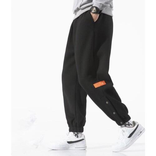 New Fashion Sweatpants Men Jogging Sports Harem Pants Male Elastic Waist Spring Autumn Trendy Casual Trousers