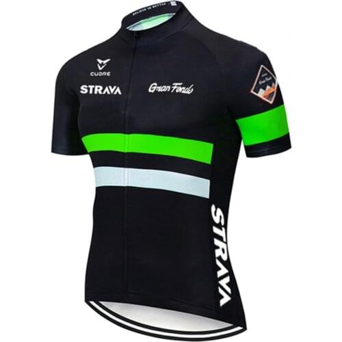 2021 STRAVA Cycling Jersey mens Bike Jersey road MTB bicycle tops Short Sleeve Pro Team Ropa Maillot Ciclismo Racing shirt