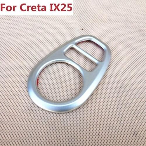 Rearview mirror with adjustable panel ABS Chrome trimmer decoration Interior Styling products accessory for Hyundai Creta / ix25