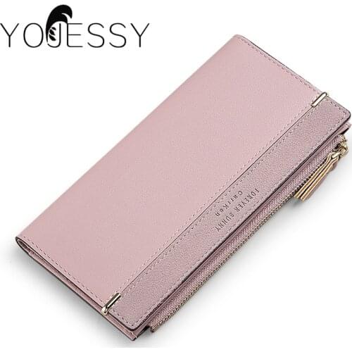 YOJESSY Women Wallet Female Long Wallets Lady Purse Zipper Phone Pocket Card Holder Ladies Purse