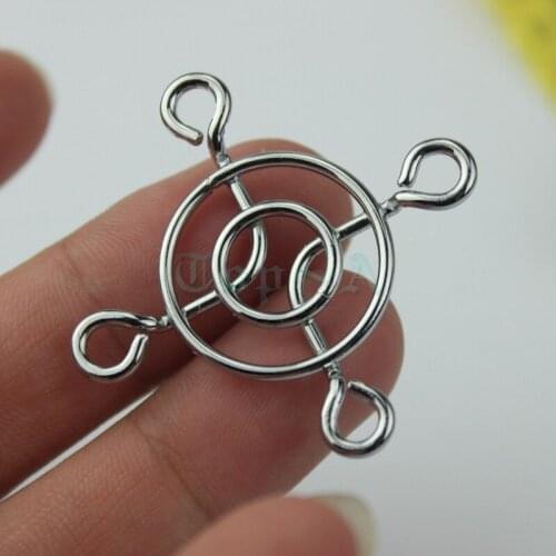 Gdstime 100 Pcs 3cm 30mm Iron Fan Net Metal Steel Grill Protector Cover Finger Guard Used for 30mm*30mm PC Cooling Fan