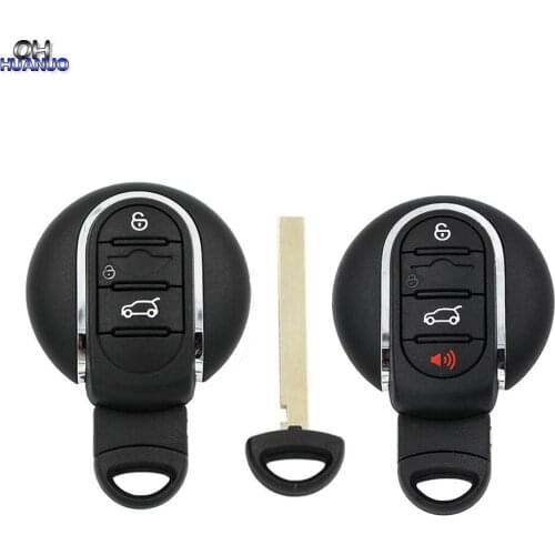 3/4 button Smart Remote Car Key Fob shell for BMW Mini Cooper 2007-2014