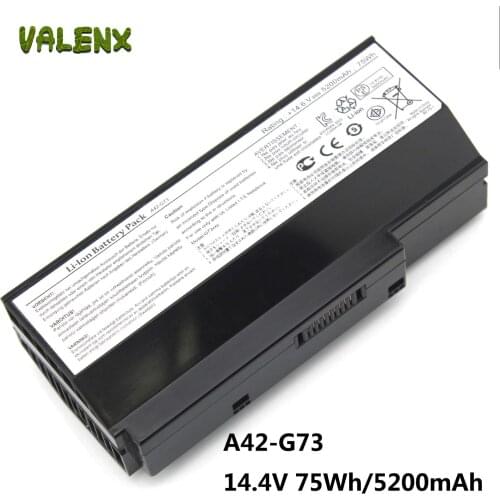 Battery For Lamborghini VX7SX G53JQ G53SV G53SW G73 G73J G73jh G53 series A42-G73 G73JW G73SW 07G016DH1875 07G016HH1875 For ASUS