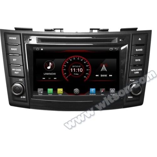 7" Android 10 OS Car DVD Multimedia Navigation GPS Radio for Suzuki Swift 2011-2017 with Built-in Digital Signal Processor (DSP)