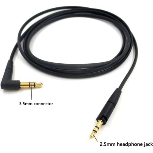 3.5mm to 2.5mm Core Cable Mixed Upgrade Cable Headset Audio Cable Wire for Sennheiser HD400S HD350BT HD4.30