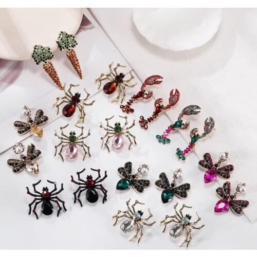 Match-Right Earrings With Stones