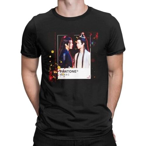 The Untamed T Shirt Mens Vintage T-Shirts O Neck Lan Wangji Wei Wuxian Wangxian Tee Shirt Short Sleeve Clothing Unique