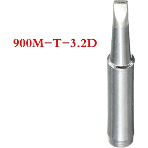 5pc 900M-T-3.2D Soldering Leader-Free Solder Replacement Iron Tip For Hakko 936 Flat