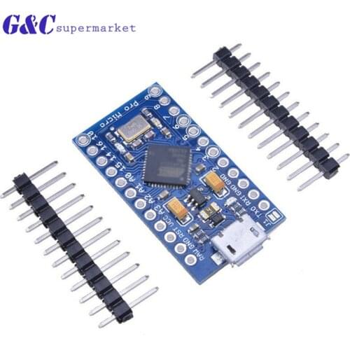 Pro Micro ATmega32U4 5V 16MHz Replace ATmega328 For arduino ATMega 32U4 Pro Mini With 2 Row Pin Header