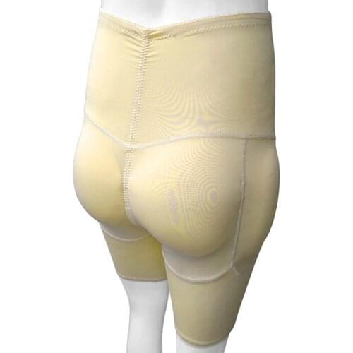 Slimming Men Padded Butt Enhancer Shapewear Underwear Booty Booster Molded Boyshort Boxer Male Tuck In and Hip Lifting Shorts