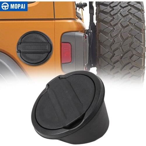 MOPAI Car Gas Fuel Tank Cap Guards With Rubber Gasket Ring Cover for Jeep Wrangler JL 2018 Up Exterior Decoration Accessories