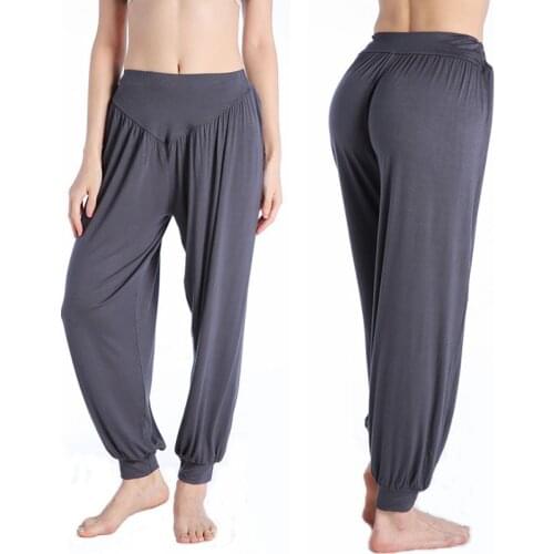 LELINTA Ladies Hot Sale High Waist Pants Dancing Pants Loose Belly Dance Comfortable Fashionable Bohemian Pants Pants