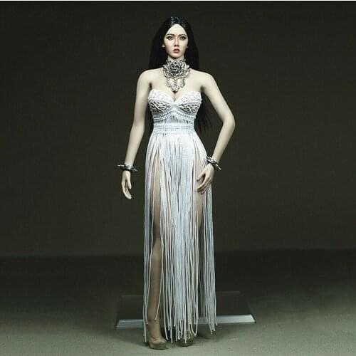 Collecthion 1/6 Scale Female Clothes Set Sexy Tassel Necklace Clothes Necklace for 12" TBLeague Big Bust Action Body Accessories