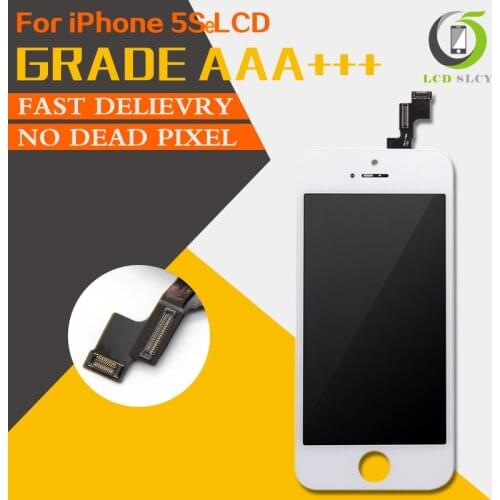 100% Grade AAA For iPhone 5SE LCD Pantalla Screen Display 100%No dead pixelsTouch Screen Digitizer Assembly Tempered film+Tools