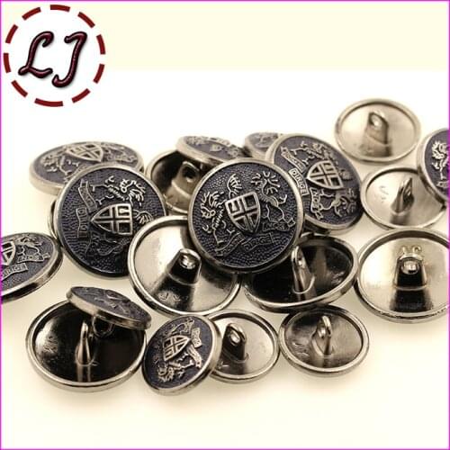 New fashion 10pcs/lot beautiful buttons black color retro metal button sewing accessories women clothing scrapbook DIY