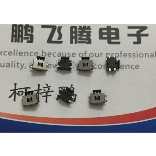10PCS/lot Taiwan Yuanda PTCF-V-T/R turtle-type tact switch medium tortoise mobile phone MP3/4 side button patch 4 feet