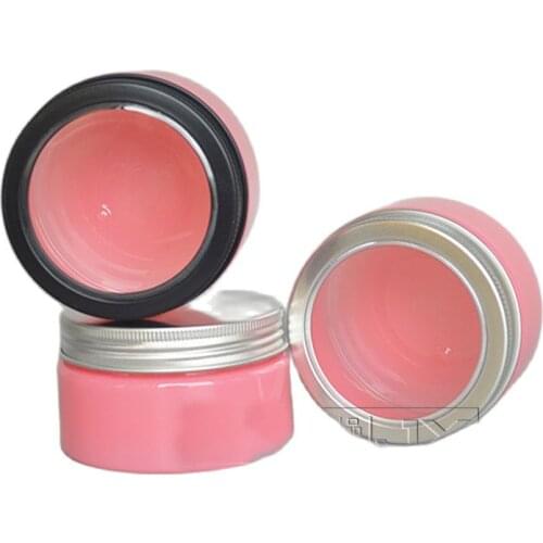 100ML 100G 30pcs/lot PET Plastic Cosmetic Cream Container, Capsules Refillable Package, Empty DIY Pink Elegant Cream Case
