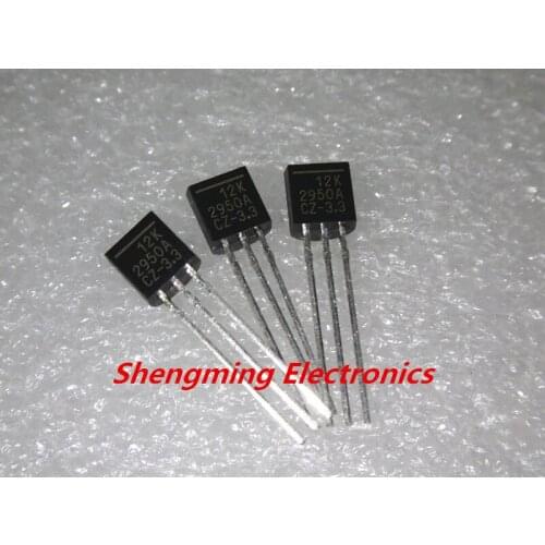 100PCS 2950ACZ-3.3 LP2950ACZ-3.3 LP2950-3.3 LP2950 2950A TO-92