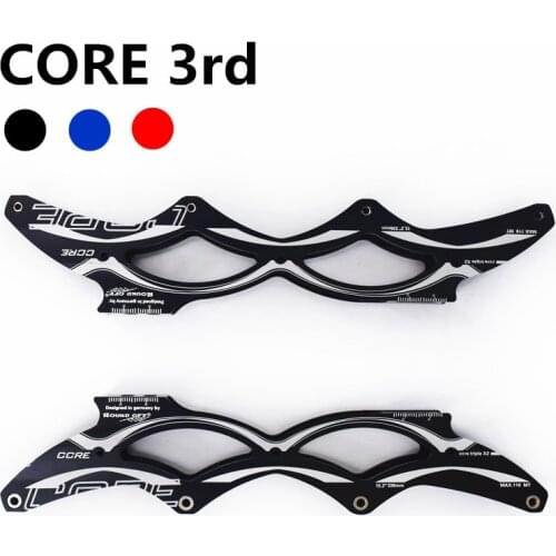 Core3 Inline Speed Skate Frame 4 Wheels 90mm 100mm 110mm Skating base for Powerslide Core 3 13.2'' 12.5'' 11.8'' 150 165mm 195mm