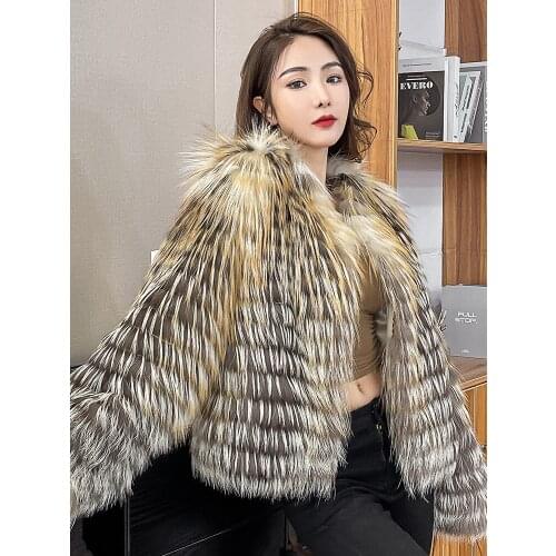 COZOK Natural Fur Coats