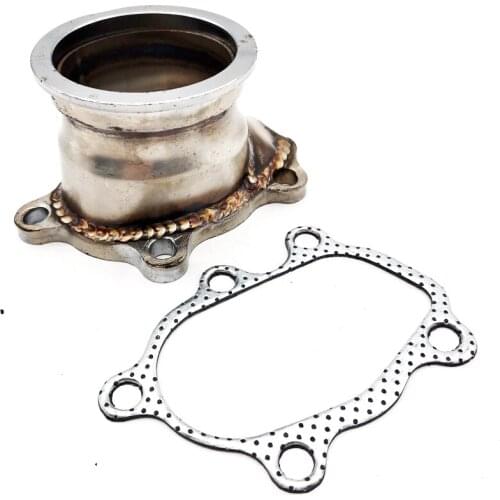 For GT25 GT28 T25 T28 Turbo Down Pipe 5 Bolt to 2.5" 63mm V band Flange Adapter