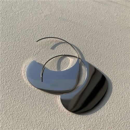 FFLACELL New Arrival Geometric Design Metallic Mirror Irregular Party Gifts For Women INS Fashion Jewelry Accessories Pendientes