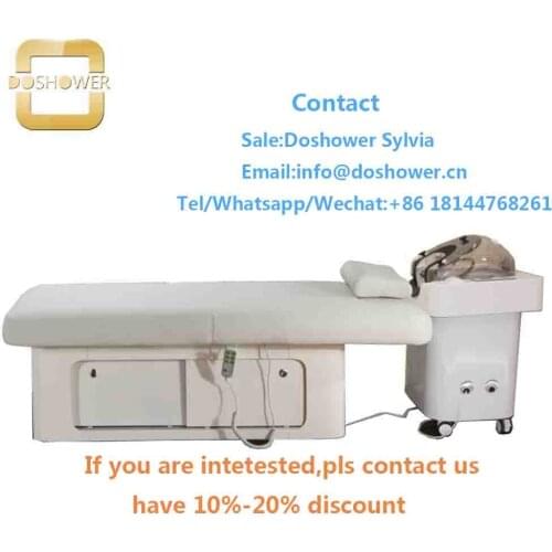 Inflate bed shampooed with shampoo bed sink for shampoo bed massage jets