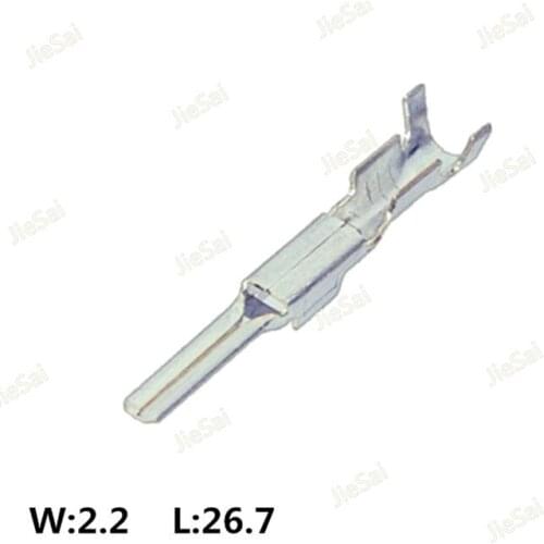 DJ611-2.2A 2.2mm Male Car Crimp Terminal 2.2 Series Terminals Automotive Connector Pins For VW HYUNDAI KIA