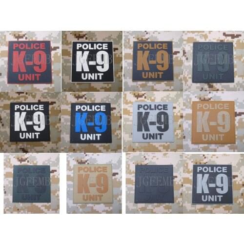 POLICE K-9 UNIT BEAR CLAW K-9 DOG Morale of tactical military 3D PVC Patch