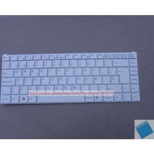 Brand New White Laptop Notebook Keyboard 81-31105001-31 K070278B1 For SONY VAIO VGN-N VGN N series (Spain)
