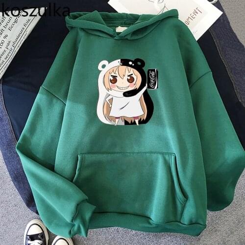 Anime Doma Umaru Hoodies Sweatshirt Plus Size Hoodied Cute Himouto Umaru Chan Hoodie Harajuku Pullovers Kawaii Women Clothes